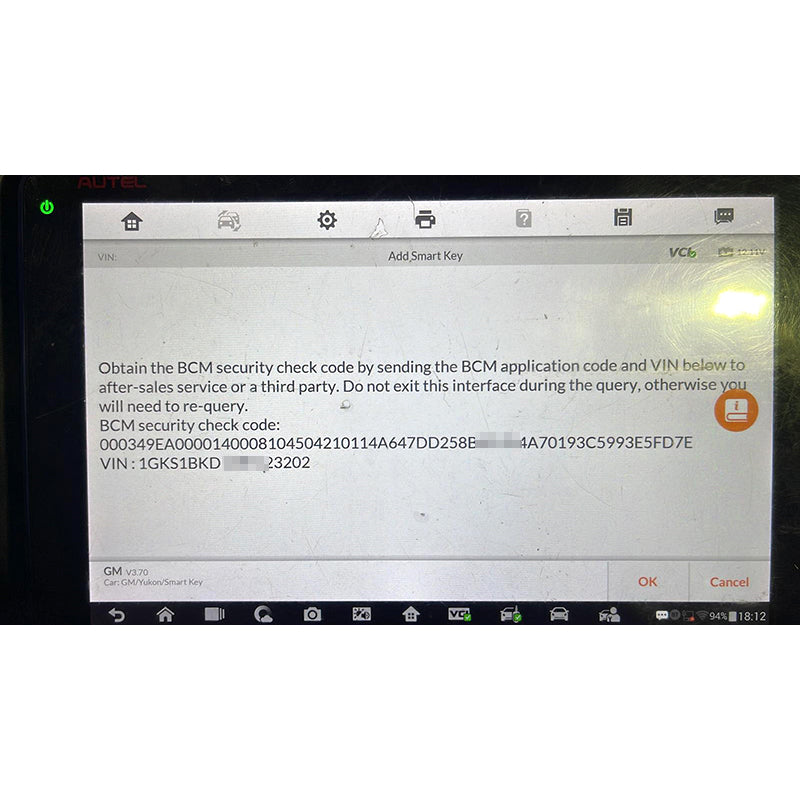 24-digit Dynamic PIN code, ECM Security code Calculation Service for G ...