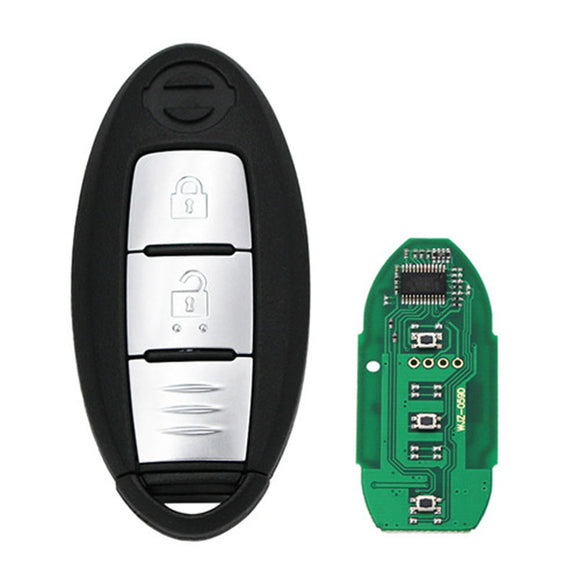 285E3-1HH0D TWB1J701 Smart Remote key 315MHz PCF7952 ID46 Chip for Nissan Micra March Leaf 2 Button