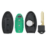 285E3-5AA1C S180144304 Smart Key 433.9MHZ HITAG-AES 4A Chip for NISSAN Pathfinder Murano 3 Button