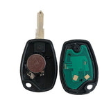 2 Button Aftermarket Remote 433MHz PCF7947 Transponder for Renault