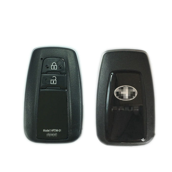 2 Button Smart Key Shell Case for Toyota PRIUS 2018- fit for Lonsdor K518 KH100 PCB Control