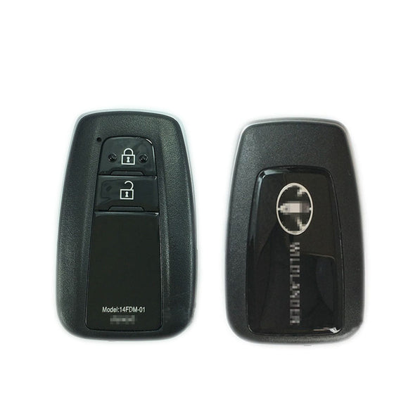 2 Button Smart Key Shell Case for Toyota WILDLANDER 2018- fit for Lonsdor K518 KH100 PCB Control
