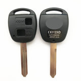 2 Buttons Remote Key Shell TOY47 Blade for Toyota - Pack of 5