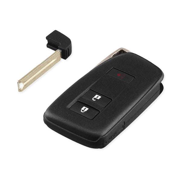 2+1 Button Smart Key Shell Keyless Fob Case For LEXUS ES350 GS300 GS350 IS250 ES250 NX200