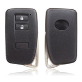 2+1 Button Smart Key Shell Keyless Fob Case For LEXUS ES350 GS300 GS350 IS250 ES250 NX200