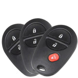 2+1 Buttons 434 MHz Keyless Entry Remote for Toyota