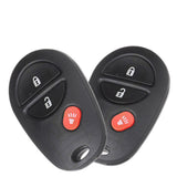 2+1 Buttons 434 MHz Keyless Entry Remote for Toyota