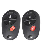 2+1 Buttons 434 MHz Keyless Entry Remote for Toyota