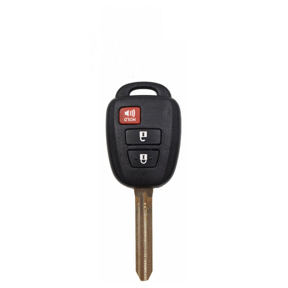 2+1 Buttons 434 MHz Remote Head Key for for Toyota RAV4 Corolla - GQ4-52T (H Chip)