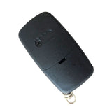 2+1 Buttons Flip Remote Key Shell for Audi with Small Battery Holder - 5 pcs