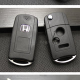 2+1 Button Refit Car Key Case Shell For HONDA Accord CRV 5pcs