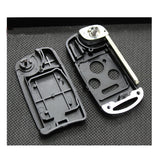 2+1 Button Refit Car Key Case Shell For HONDA Accord CRV 5pcs