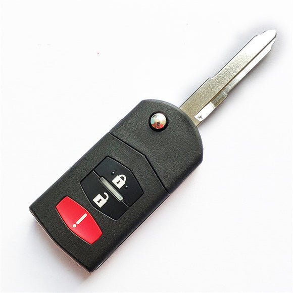 2+1 Buttons 315 MHz Flip Remote Key for Mazda 6 / RX8 2004-2008 - KPU41788