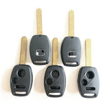 2+1 Buttons Key Shell with Chip Slot for Honda - Pack of 5