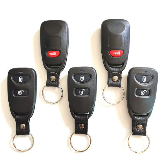 2+1 Buttons Remote Shell with Panic for KIA Hyundai - Pack of 5