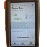 2 Button 434 MHz Remote Key for Renault - with 4A chip PCF7961M - HU136TE