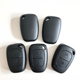 2 Button Remote Car Key Shell For Renault Trafic Vauxhall Opel Master Vivaro Nissan Primastar Fob Case Cover No Blade 5pcs