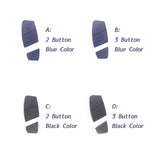 2 Button Rubber Pad Black Color for Fiat 10 pcs