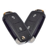 2 Buttons 315MHz Flip Key for New VW - 5K0 837 202AF 202 AF