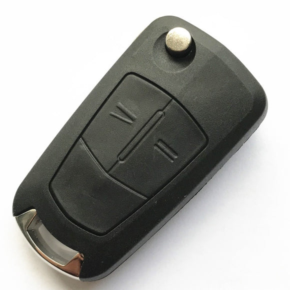 2 Buttons 434MHz Flip Remote Key for Opel Corsa D Meriva - PCF7941