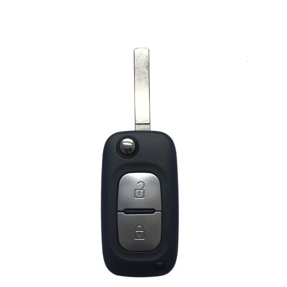 2 Buttons 434 MHz Flip Remote Key for Renault - PCF7947