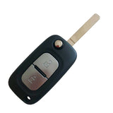 2 Buttons 434 MHz Flip Remote Key for Renault Clio 3 Master Kangoo Twingo - PCF7961A