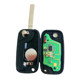 2 Buttons 434 MHz Flip Remote Key for Renault Clio 3 Master Kangoo Twingo - PCF7961A