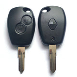 2 Buttons 434 MHz Remote Control Key for Renault Clio Modus Master Twingo - PCF7946