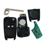 2 Buttons 434 MHz Remote Key For Chevrolet
