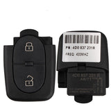 2 Buttons 434 MHz Remote Key Head for Audi - 4D0 837 231R