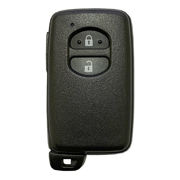 2 Buttons Black 314.3MHz FSK 5290 Board ID74-WD04 Smart Remote Key For Toyota Keyless Go Keyless Entry Completed Key Replacement
