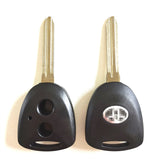 2 Buttons Car Remote Key Case Shell with TOY43 key blade For Toyota - 5 pcs