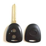 2 Buttons Car Remote Key Case Shell with TOY43 key blade For Toyota - 5 pcs