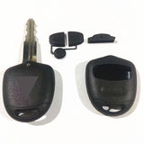 2 Buttons Car Remote Key Case Shell with key blade For Mitsubishi - Pack of 5