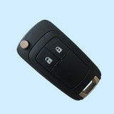 2 Buttons Flip Key Shell for Opel - Pack of 5