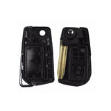 2 Buttons Flip Remote Key Shell for Toyota with TOY43 Blade - 5 pcs