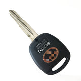 2 Buttons Key Shell 2014 for Toyota Yaris - Pack of 5