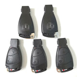 3 Button Key Shell with smart key blade for Benz - Pack of 5