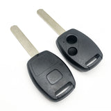 2 Buttons Key Shell for Honda without Chip Slot- Pack of 5