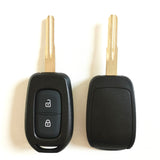 2 Buttons Key Shell for Renault - Pack of 5