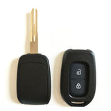 2 Buttons Key Shell for Renault - Pack of 5