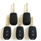 2 Buttons Key Shell for Renault - Pack of 5