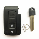 2 Buttons Key Shell for Toyota Prius Corolla - 5 pcs