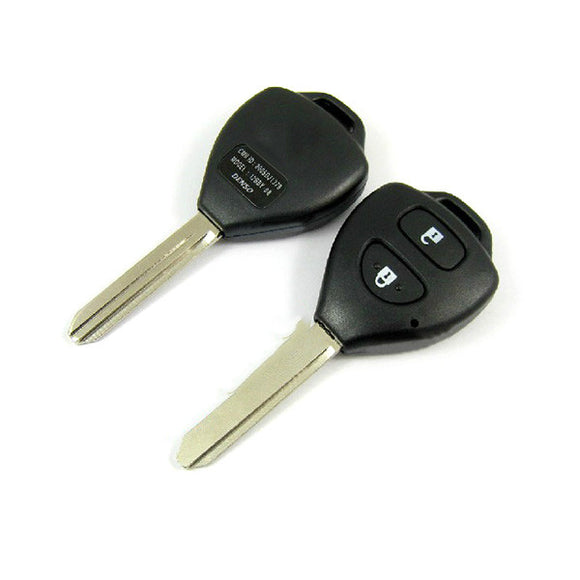 2 Buttons Key Shell with TOY47 Blade for Toyota Corolla (5 PCS)