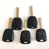 2 Buttons Key Shell with VA2 Blade without Groove for Citroen SX9 5pcs