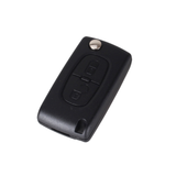 2 Buttons Key Shell without Battery Holder for Peugeot 0523 - Pack of 5