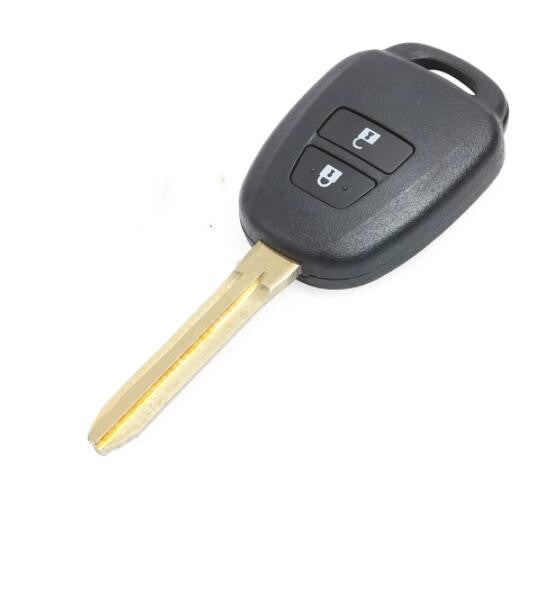 2 Buttons Remote Car Key 433MHz FOB for Toyota Yaris Verso RAV4 2008-2015 with G H Chip Optional FCC ID B71TA
