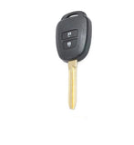 2 Buttons Remote Car Key 433MHz FOB for Toyota Yaris Verso RAV4 2008-2015 with G H Chip Optional FCC ID B71TA