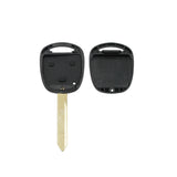 2 Buttons Remote Key Shell TOY47 for Toyota with Rubber Pad - 5 pcs