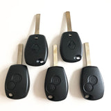 2 Buttons Remote Key Shell VA6 for Renault - Pack of 5